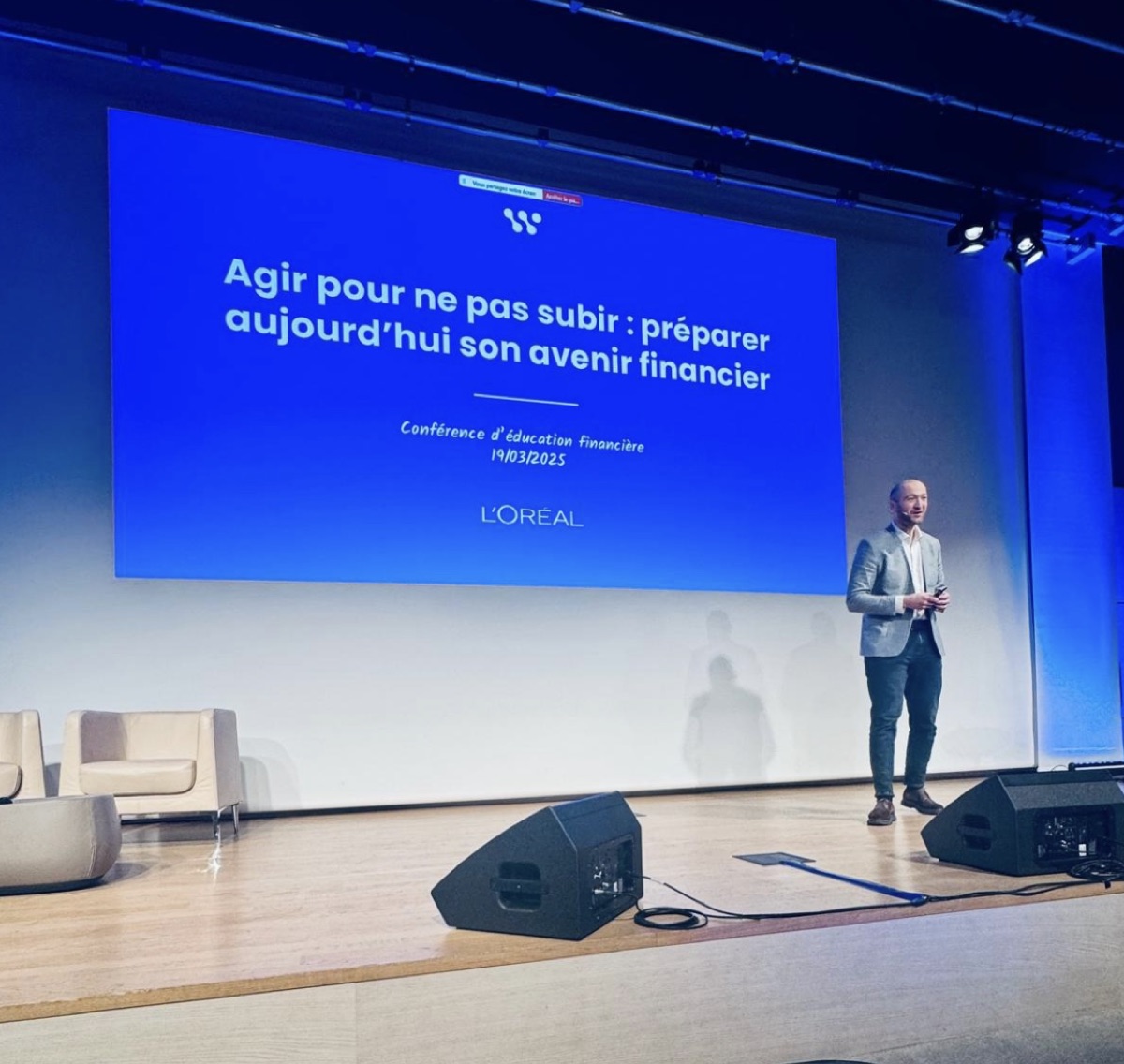 Conférence L'Oréal sur l'éducation financière